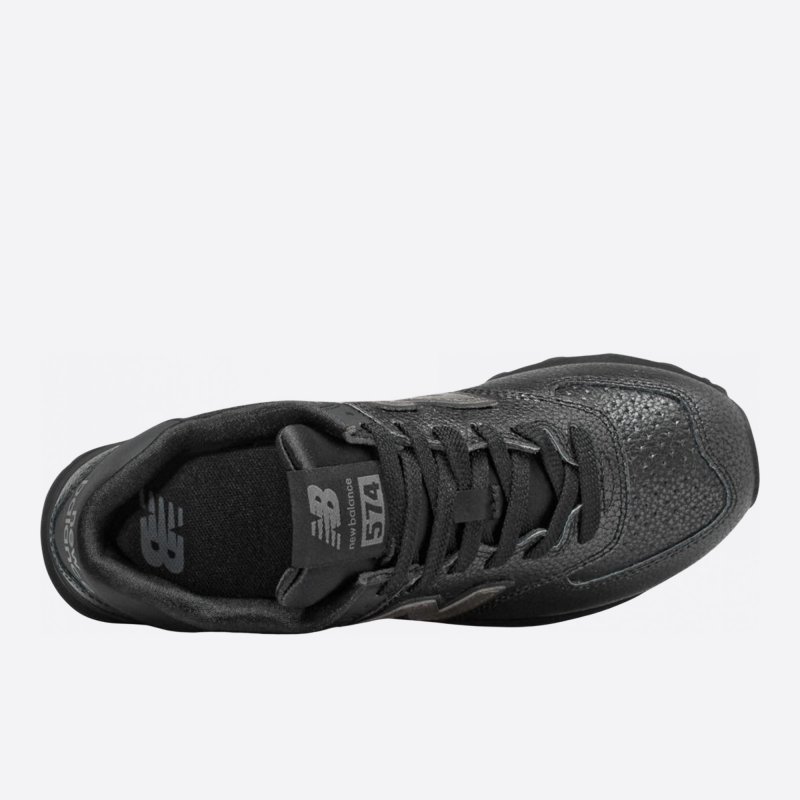 Dámske čierne tenisky New Balance WL574SOH horná strana
