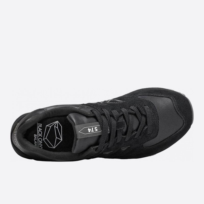 Dámske čierne tenisky New Balance WL574WNV horná strana