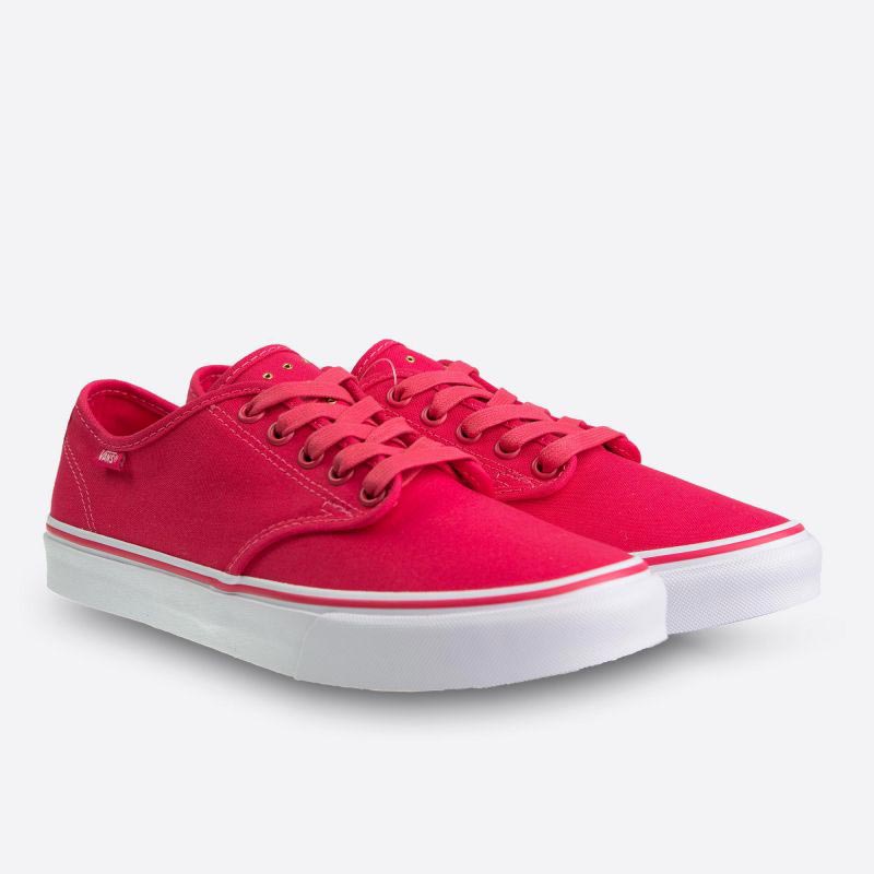 Ružové dámske plátené tenisky Vans Camden Stripe Micro Eyelets Azalea