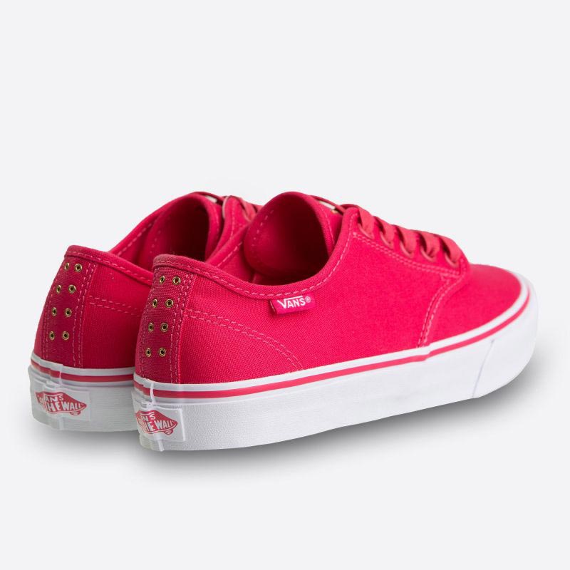 Ružové dámske plátené tenisky Vans Camden Stripe Micro Eyelets Azalea