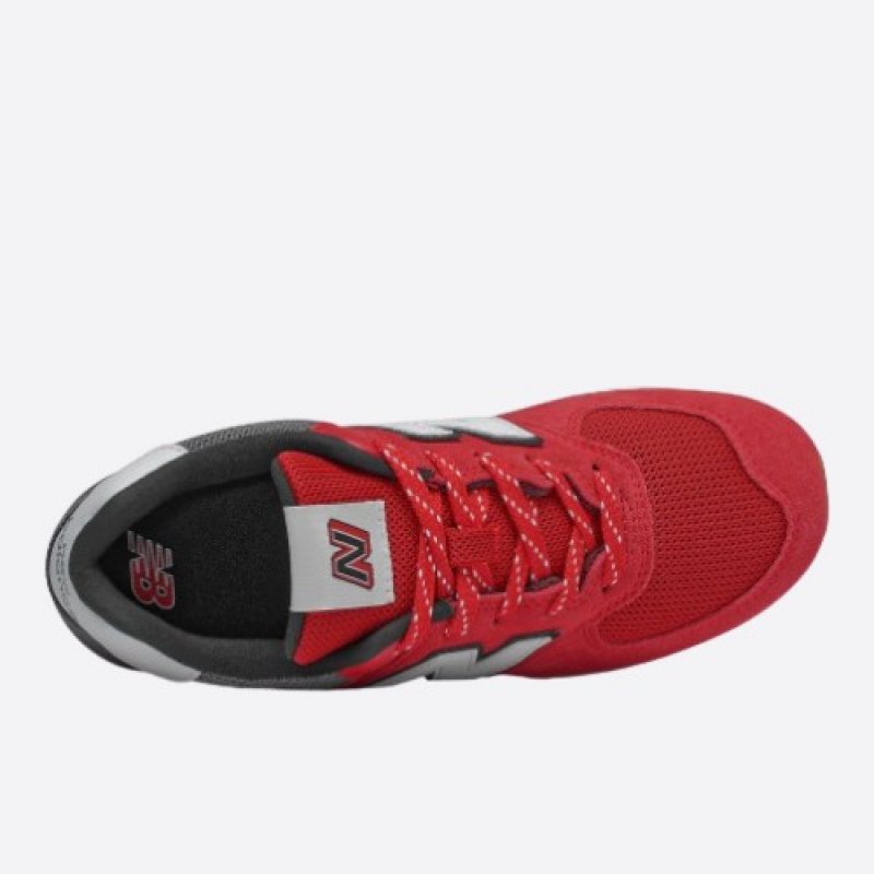 Detské červené tenisky New Balance GC574ATG horná strana