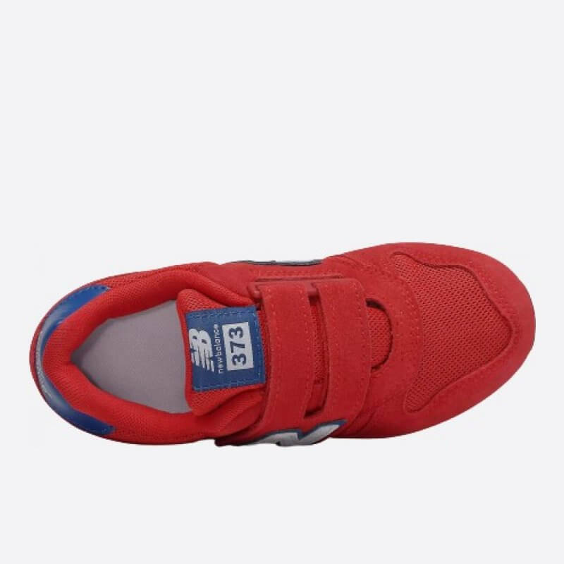 Dětske červené tenisky New Balance YV373SRW horná strana