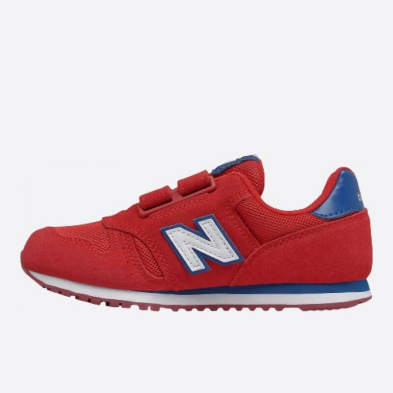 Dětske červené tenisky New Balance YV373SRW ľavá strana