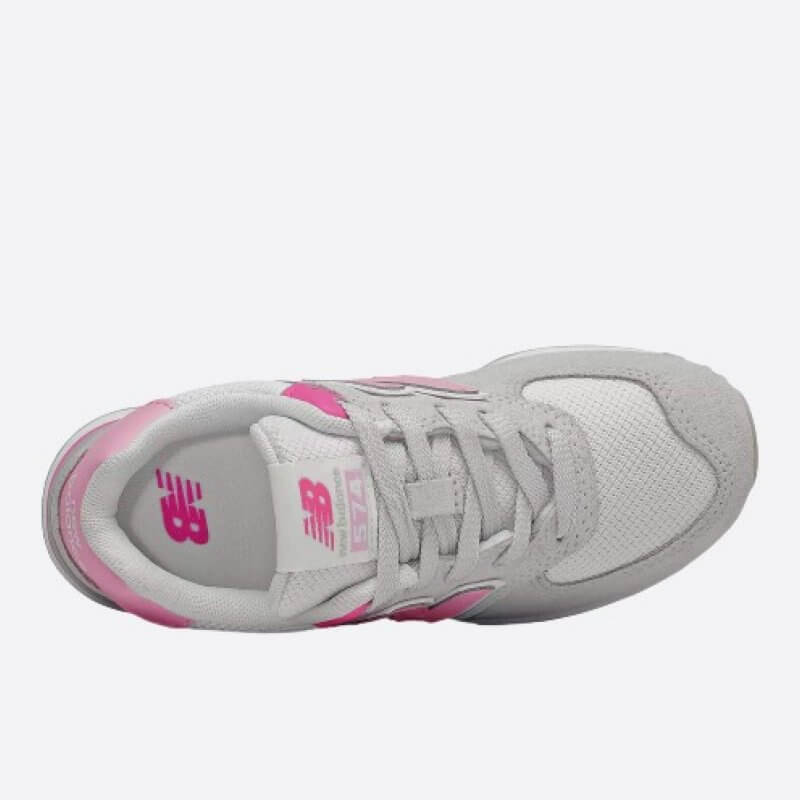 Dětske sivé tenisky New Balance PC574SA2 horná strana