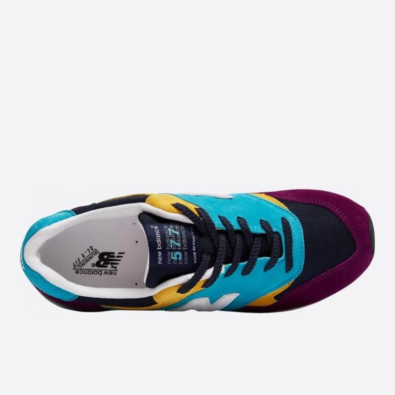 Pánske tyrkysové tenisky New Balance M577LP horná strana