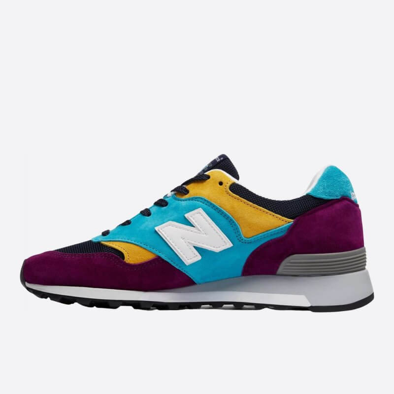Pánske tyrkysové tenisky New Balance M577LP ľavá strana
